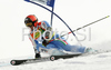 Third placed Massimiliano Blardone of Italy skiing in second run of Men giant slalom race of Kranjska Gora Audi FIS Ski World Cup 2008-09. Giant slalom race of Men Audi FIS Ski World Cup 2008-09 was held in Kranjska Gora, Slovenia, on Saturday, 28th of February 2009.
