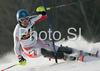 Third placed after first run Benjamin Raich of Austria skiing in first run of Men slalom race of Kranjska Gora Audi FIS Ski World Cup 2008-09. Slalom race of Men Audi FIS Ski World Cup 2008-09 was held in Kranjska Gora, Slovenia, on Sunday, 1st of February 2009.
