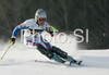 Fourth placed after first run Julien Lizeroux of France skiing in first run of Men slalom race of Kranjska Gora Audi FIS Ski World Cup 2008-09. Slalom race of Men Audi FIS Ski World Cup 2008-09 was held in Kranjska Gora, Slovenia, on Sunday, 1st of February 2009.
