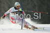 Seventh placed after first run Manfred Pranger of Austria skiing in first run of Men slalom race of Kranjska Gora Audi FIS Ski World Cup 2008-09. Slalom race of Men Audi FIS Ski World Cup 2008-09 was held in Kranjska Gora, Slovenia, on Sunday, 1st of February 2009.
