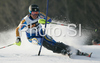 Sixth placed after first run Andre Myhrer of Sweden skiing in first run of Men slalom race of Kranjska Gora Audi FIS Ski World Cup 2008-09. Slalom race of Men Audi FIS Ski World Cup 2008-09 was held in Kranjska Gora, Slovenia, on Sunday, 1st of February 2009.
