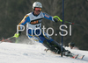 Ninth placed after first run Mattias Hargin of Sweden skiing in first run of Men slalom race of Kranjska Gora Audi FIS Ski World Cup 2008-09. Slalom race of Men Audi FIS Ski World Cup 2008-09 was held in Kranjska Gora, Slovenia, on Sunday, 1st of February 2009.
