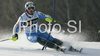 Leader after first run Giuliano Razzoli of Italy skiing in first run of Men slalom race of Kranjska Gora Audi FIS Ski World Cup 2008-09. Slalom race of Men Audi FIS Ski World Cup 2008-09 was held in Kranjska Gora, Slovenia, on Sunday, 1st of February 2009.
