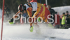 Patrick Biggs of Canada falling in first run of Men slalom race of Kranjska Gora Audi FIS Ski World Cup 2008-09. Slalom race of Men Audi FIS Ski World Cup 2008-09 was held in Kranjska Gora, Slovenia, on Sunday, 1st of February 2009.
