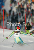 Matic Skube of Slovenia skiing in first run of Men slalom race of Kranjska Gora Audi FIS Ski World Cup 2008-09. Slalom race of Men Audi FIS Ski World Cup 2008-09 was held in Kranjska Gora, Slovenia, on Sunday, 1st of February 2009.
