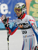 Steve Missillier of France reacts in finish of second run of Men slalom race of Kranjska Gora Audi FIS Ski World Cup 2008-09. Slalom race of Men Audi FIS Ski World Cup 2008-09 was held in Kranjska Gora, Slovenia, on Sunday, 1st of March 2009.
