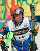 Johan Brolenius of Sweden reacts in finish of second run of Men slalom race of Kranjska Gora Audi FIS Ski World Cup 2008-09. Slalom race of Men Audi FIS Ski World Cup 2008-09 was held in Kranjska Gora, Slovenia, on Sunday, 1st of March 2009.
