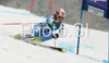 Nicole Gius of Italy skiing in first run of Women giant slalom race of Ofterschwang Audi FIS Ski World Cup 2008-09. Giant slalom race of Women Audi FIS Ski World Cup 2008-09 was held in Ofterschwang, Germany, on Friday, 6th of March 2009.
