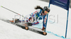 Marion Bertrand of France skiing in first run of Women giant slalom race of Ofterschwang Audi FIS Ski World Cup 2008-09. Giant slalom race of Women Audi FIS Ski World Cup 2008-09 was held in Ofterschwang, Germany, on Friday, 6th of March 2009.
