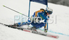 Therese Borssen of Sweden skiing in first run of Women giant slalom race of Ofterschwang Audi FIS Ski World Cup 2008-09. Giant slalom race of Women Audi FIS Ski World Cup 2008-09 was held in Ofterschwang, Germany, on Friday, 6th of March 2009.
