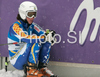 Maria Pietilae-Holmner of Sweden rests disappointed in finish of second run of Women giant slalom race of Ofterschwang Audi FIS Ski World Cup 2008-09. Giant slalom race of Women Audi FIS Ski World Cup 2008-09 was held in Ofterschwang, Germany, on Friday, 6th of March 2009.
