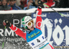 Second placed Elisabeth Goergl of Austria reacts in finish of second run of Women giant slalom race of Ofterschwang Audi FIS Ski World Cup 2008-09. Giant slalom race of Women Audi FIS Ski World Cup 2008-09 was held in Ofterschwang, Germany, on Friday, 6th of March 2009.
