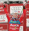 Winner Kathrin Zettel of Austria celebrates her medal won in Women giant slalom race of Ofterschwang Audi FIS Ski World Cup 2008-09. Giant slalom race of Women Audi FIS Ski World Cup 2008-09 was held in Ofterschwang, Germany, on Friday, 6th of March 2009.
