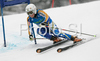 Maria Pietilae-Holmner of Sweden skiing in second run of Women giant slalom race of Ofterschwang Audi FIS Ski World Cup 2008-09. Giant slalom race of Women Audi FIS Ski World Cup 2008-09 was held in Ofterschwang, Germany, on Friday, 6th of March 2009.
