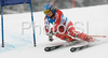 Third placed Tanja Poutiainen of Finland skiing in second run of Women giant slalom race of Ofterschwang Audi FIS Ski World Cup 2008-09. Giant slalom race of Women Audi FIS Ski World Cup 2008-09 was held in Ofterschwang, Germany, on Friday, 6th of March 2009.
