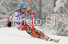 Eleventh placed after first run Tanja Poutiainen of Finland skiing in first run of Women slalom race of Ofterschwang Audi FIS Ski World Cup 2008-09. Slalom race of Women Audi FIS Ski World Cup 2008-09 was held in Ofterschwang, Germany, on Saturday, 7th of March 2009.
