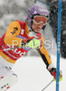 Sixth placed after first run Maria Riesch of Germany skiing in first run of Women slalom race of Ofterschwang Audi FIS Ski World Cup 2008-09. Slalom race of Women Audi FIS Ski World Cup 2008-09 was held in Ofterschwang, Germany, on Saturday, 7th of March 2009.
