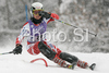 Sanni Leinonen of Finland skiing in first run of Women slalom race of Ofterschwang Audi FIS Ski World Cup 2008-09. Slalom race of Women Audi FIS Ski World Cup 2008-09 was held in Ofterschwang, Germany, on Saturday, 7th of March 2009.
