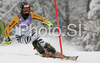 Christina Geiger of Germany skiing in first run of Women slalom race of Ofterschwang Audi FIS Ski World Cup 2008-09. Slalom race of Women Audi FIS Ski World Cup 2008-09 was held in Ofterschwang, Germany, on Saturday, 7th of March 2009.
