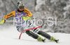 Katharina Duerr of Germany skiing in first run of Women slalom race of Ofterschwang Audi FIS Ski World Cup 2008-09. Slalom race of Women Audi FIS Ski World Cup 2008-09 was held in Ofterschwang, Germany, on Saturday, 7th of March 2009.
