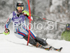 Marion Bertrand of France skiing in first run of Women slalom race of Ofterschwang Audi FIS Ski World Cup 2008-09. Slalom race of Women Audi FIS Ski World Cup 2008-09 was held in Ofterschwang, Germany, on Saturday, 7th of March 2009.
