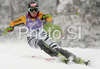 Barbara Wirth of Germany skiing in first run of Women slalom race of Ofterschwang Audi FIS Ski World Cup 2008-09. Slalom race of Women Audi FIS Ski World Cup 2008-09 was held in Ofterschwang, Germany, on Saturday, 7th of March 2009.
