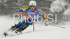 Therese Borssen of Sweden skiing in first run of Women slalom race of Ofterschwang Audi FIS Ski World Cup 2008-09. Slalom race of Women Audi FIS Ski World Cup 2008-09 was held in Ofterschwang, Germany, on Saturday, 7th of March 2009.

