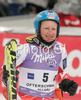 Ninth placed Tanja Poutiainen of Finland reacts in finish of second run of Women slalom race of Ofterschwang Audi FIS Ski World Cup 2008-09. Slalom race of Women Audi FIS Ski World Cup 2008-09 was held in Ofterschwang, Germany, on Saturday, 7th of March 2009.
