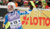 Second placed Frida Hansdotter of Sweden reacts in finish of second run of Women slalom race of Ofterschwang Audi FIS Ski World Cup 2008-09. Slalom race of Women Audi FIS Ski World Cup 2008-09 was held in Ofterschwang, Germany, on Saturday, 7th of March 2009.
