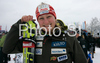Ninth placed Tanja Poutiainen of Finland celebrates her success in Women slalom race of Ofterschwang Audi FIS Ski World Cup 2008-09. Slalom race of Women Audi FIS Ski World Cup 2008-09 was held in Ofterschwang, Germany, on Saturday, 7th of March 2009.
