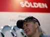 Tanja Poutiainen of Finland during Audi press conference before start of FIS Alpine ski World Cup 2009-2009 in Soelden, Austria. Audi press conference was held in Soelden, Austria, on 22nd of October 2009.
