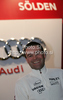 Coach of Finnish women alpine ski team, Janez Slivnik during Audi press conference before start of FIS Alpine ski World Cup 2009-2009 in Soelden, Austria. Audi press conference was held in Soelden, Austria, on 22nd of October 2009.
