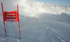 Race course before start of first run of first Women GS FIS Alpine ski World Cup 2009-2010 race in Soelden, Austria. First giant slalom race of Women FIS Alpine ski World Cup was held on Rettenbach glacier above Soelden, Austria on 24th of October 2009.
