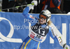 Anja Paerson of Sweden reacts in finish of second run of first Women GS FIS Alpine ski World Cup 2009-2010 race in Soelden, Austria. First giant slalom race of Women FIS Alpine ski World Cup was held on Rettenbach glacier above Soelden, Austria on 24th of October 2009.
