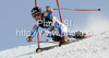 Taina Barioz of France skiing in second run of first Women GS FIS Alpine ski World Cup 2009-2010 race in Soelden, Austria. First giant slalom race of Women FIS Alpine ski World Cup was held on Rettenbach glacier above Soelden, Austria on 24th of October 2009.
