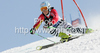 Seventh placed Kathrin Hoelzl of Germany skiing in second run of first Women GS FIS Alpine ski World Cup 2009-2010 race in Soelden, Austria. First giant slalom race of Women FIS Alpine ski World Cup was held on Rettenbach glacier above Soelden, Austria on 24th of October 2009.
