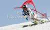 Third placed Denise Karbon of Italy skiing in second run of first Women GS FIS Alpine ski World Cup 2009-2010 race in Soelden, Austria. First giant slalom race of Women FIS Alpine ski World Cup was held on Rettenbach glacier above Soelden, Austria on 24th of October 2009.
