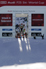 Andreas Romar of Finland on start of first run of first Men GS FIS Alpine ski World Cup 2009-2010 race in Soelden, Austria. First giant slalom race of Men FIS Alpine ski World Cup was held on Rettenbach glacier above Soelden, Austria on 25th of October 2009.
