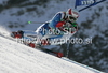 Third after first run Carlo Janka of Switzerland skiing in first run of first Men GS FIS Alpine ski World Cup 2009-2010 race in Soelden, Austria. First giant slalom race of Men FIS Alpine ski World Cup was held on Rettenbach glacier above Soelden, Austria on 25th of October 2009.
