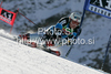 Kjetil Jansrud of Norway skiing in first run of first Men GS FIS Alpine ski World Cup 2009-2010 race in Soelden, Austria. First giant slalom race of Men FIS Alpine ski World Cup was held on Rettenbach glacier above Soelden, Austria on 25th of October 2009.
