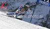 Julien Lizeroux of France skiing in first run of first Men GS FIS Alpine ski World Cup 2009-2010 race in Soelden, Austria. First giant slalom race of Men FIS Alpine ski World Cup was held on Rettenbach glacier above Soelden, Austria on 25th of October 2009.
