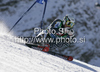 Jukka Leino of Finland skiing in first run of first Men GS FIS Alpine ski World Cup 2009-2010 race in Soelden, Austria. First giant slalom race of Men FIS Alpine ski World Cup was held on Rettenbach glacier above Soelden, Austria on 25th of October 2009.
