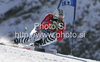Fritz Dopfer of Germany skiing in first run of first Men GS FIS Alpine ski World Cup 2009-2010 race in Soelden, Austria. First giant slalom race of Men FIS Alpine ski World Cup was held on Rettenbach glacier above Soelden, Austria on 25th of October 2009.
