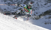 Andreas Romar of Finland skiing in first run of first Men GS FIS Alpine ski World Cup 2009-2010 race in Soelden, Austria. First giant slalom race of Men FIS Alpine ski World Cup was held on Rettenbach glacier above Soelden, Austria on 25th of October 2009.
