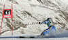 Markus Larsson of Sweden skiing in first run of first Men GS FIS Alpine ski World Cup 2009-2010 race in Soelden, Austria. First giant slalom race of Men FIS Alpine ski World Cup was held on Rettenbach glacier above Soelden, Austria on 25th of October 2009.
