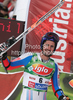 Seventh placed Jean-Baptiste Grange of France reacts in finish of second run of first Men GS FIS Alpine ski World Cup 2009-2010 race in Soelden, Austria. First giant slalom race of Men FIS Alpine ski World Cup was held on Rettenbach glacier above Soelden, Austria on 25th of October 2009.
