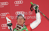 Third placed Carlo Janka of Switzerland celebrates his medal won in first Women GS FIS Alpine ski World Cup 2009-2010 race in Soelden, Austria. First giant slalom race of Men FIS Alpine ski World Cup was held on Rettenbach glacier above Soelden, Austria on 25th of October 2009.
