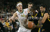 Billy Keys of Maroussi BC (R) against Matt Walsh of Union Olimpija (L) during match of Basketball Euroleague between Union Olimpija, Ljubljana, Slovenia and Maroussi BC, Athens, Greece. Match between Union Olimpija and Maroussi BC was played on 29th of October 2009 in Tivoli Arena in Ljubljana, Slovenia.
