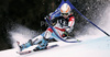 Esther Good of Switzerland skiing in first run of women giant slalom World Cup race in Lienz, Austra. Giant slalom race of Women Audi FIS Alpine skiing World Cup 2009-10 was held in Lienz, Slovenia, on 28th of December 2009.
