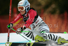 Leader after first run, Kathrin Hoelzl of Germany skiing in first run of women giant slalom World Cup race in Lienz, Austra. Giant slalom race of Women Audi FIS Alpine skiing World Cup 2009-10 was held in Lienz, Slovenia, on 28th of December 2009.
